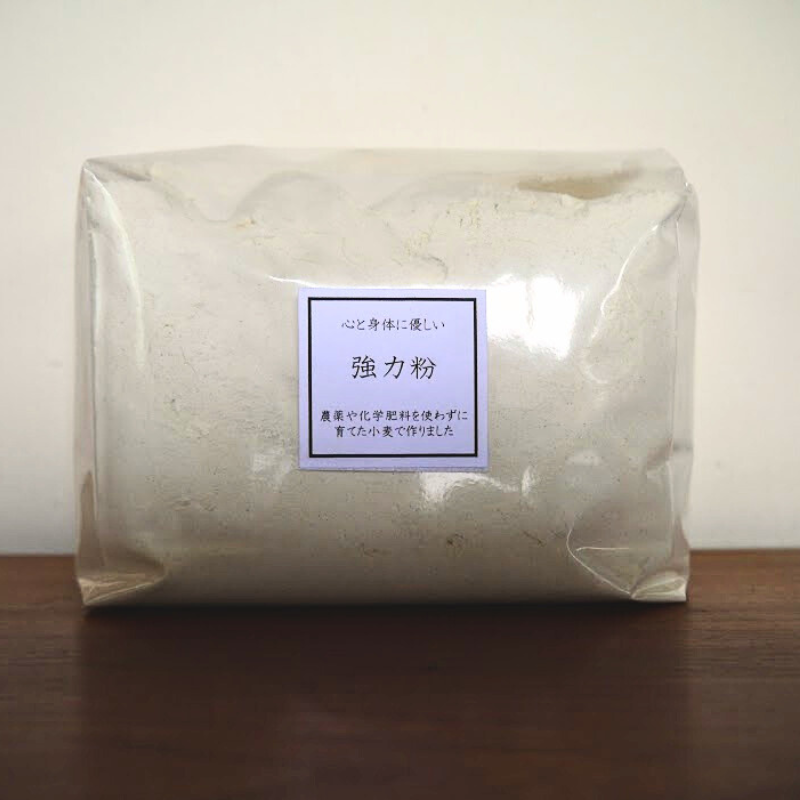 中力粉・強力粉【500gセット】無農薬、無化学肥料栽培|星農家(ほしのや)