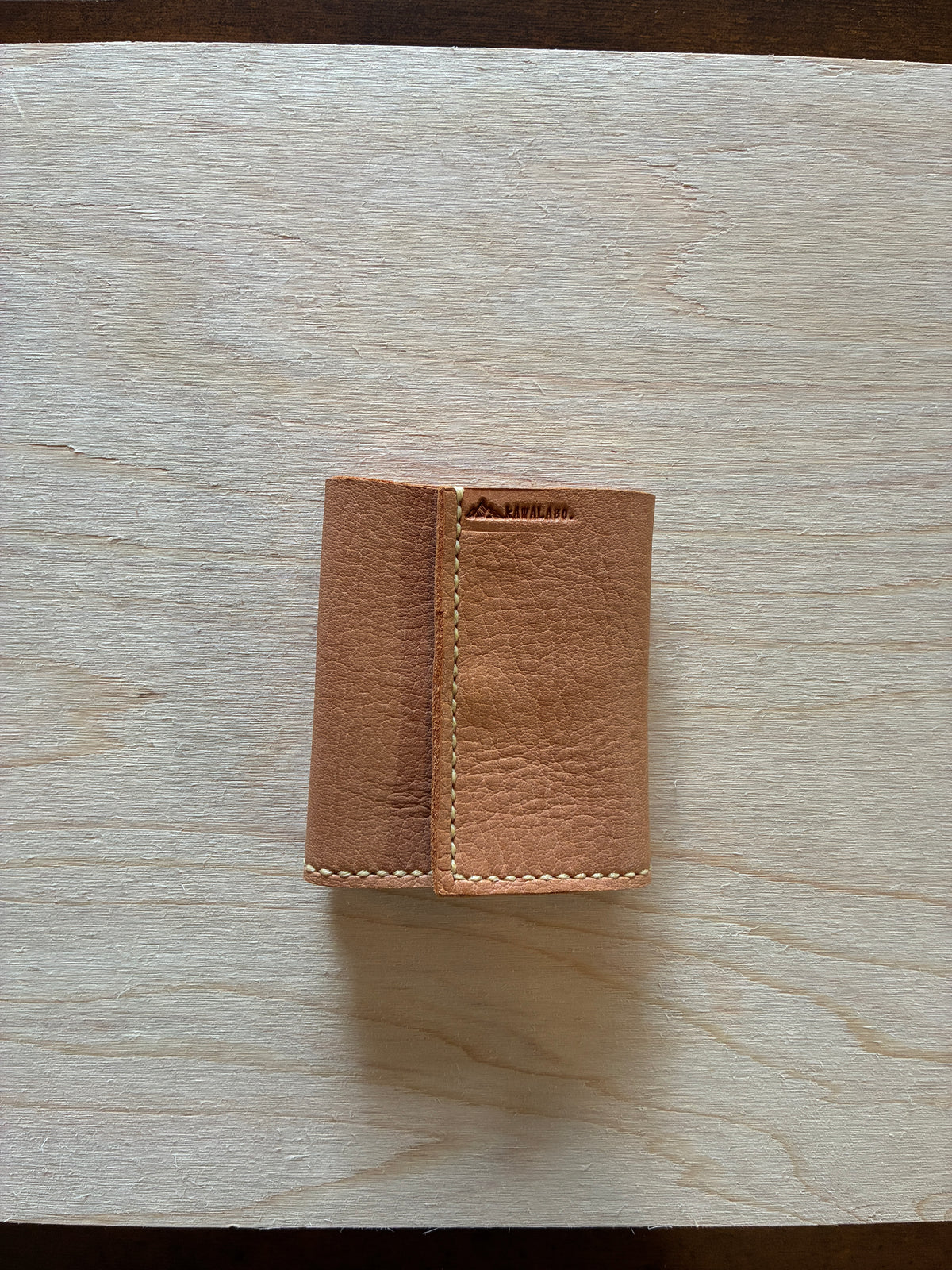 【鹿革 三つ折り財布｜Matsumoto】国産本革 エシカルレザークラフト ハンドメイド｜kawalabo.