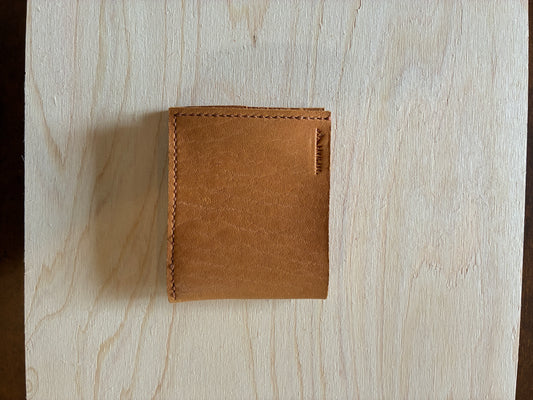 【鹿革 二つ折り財布｜Matsumoto】国産本革 エシカルレザークラフト ハンドメイド｜kawalabo.