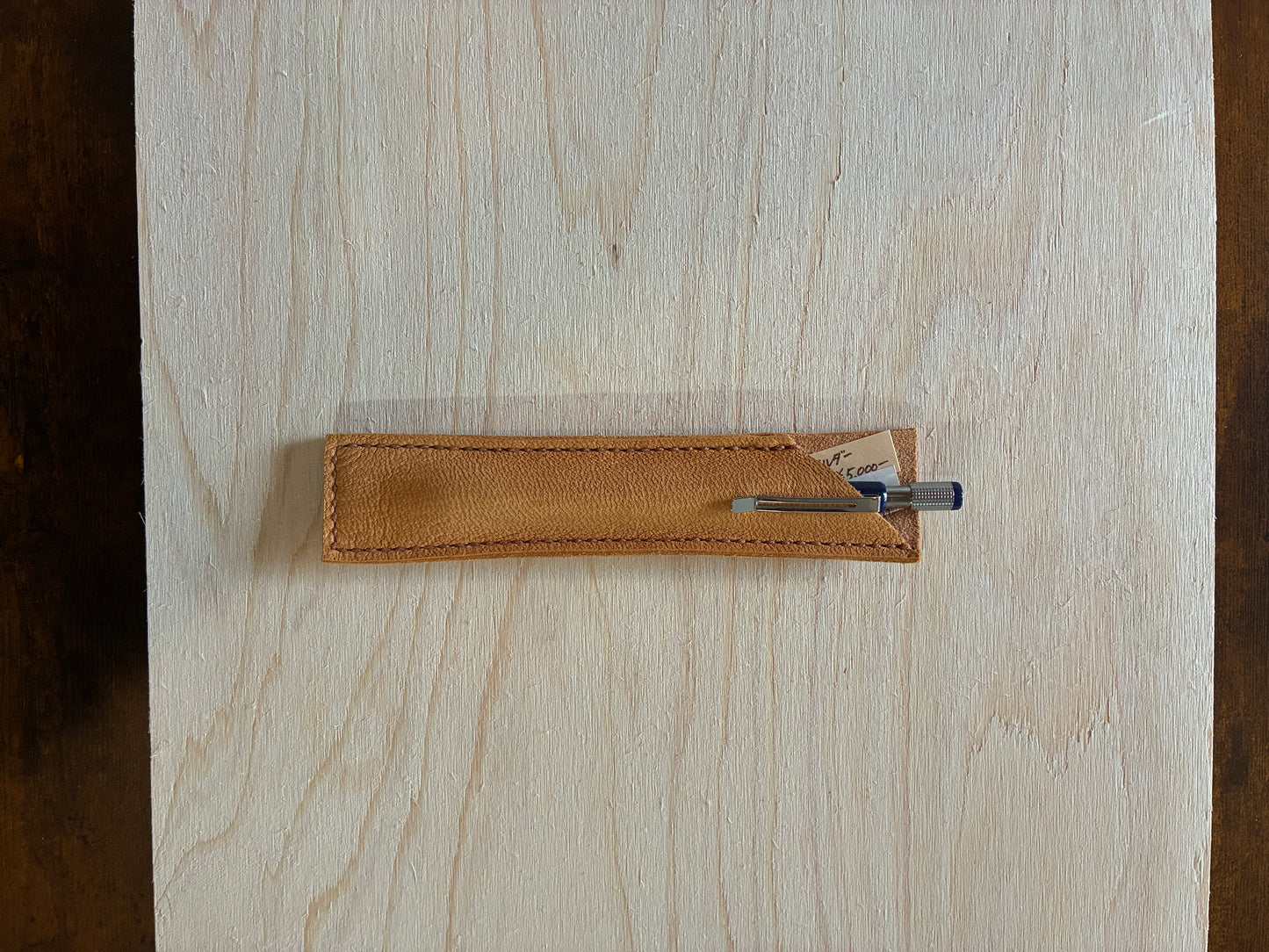 【鹿革 ペンホルダー(Mサイズ)｜Matsumoto】国産本革 エシカルレザークラフト ハンドメイド｜kawalabo.