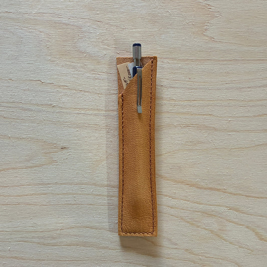 【鹿革 ペンホルダー(Mサイズ)｜Matsumoto】国産本革 エシカルレザークラフト ハンドメイド｜kawalabo.