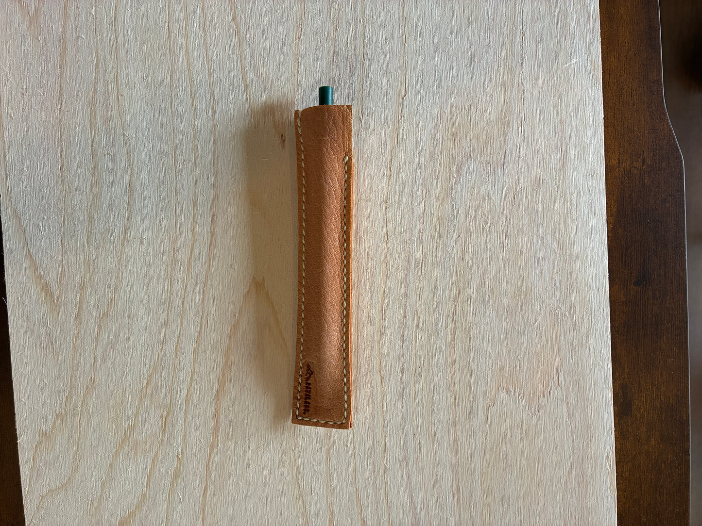 【鹿革 ペンホルダー(Mサイズ)｜Matsumoto】国産本革 エシカルレザークラフト ハンドメイド｜kawalabo.