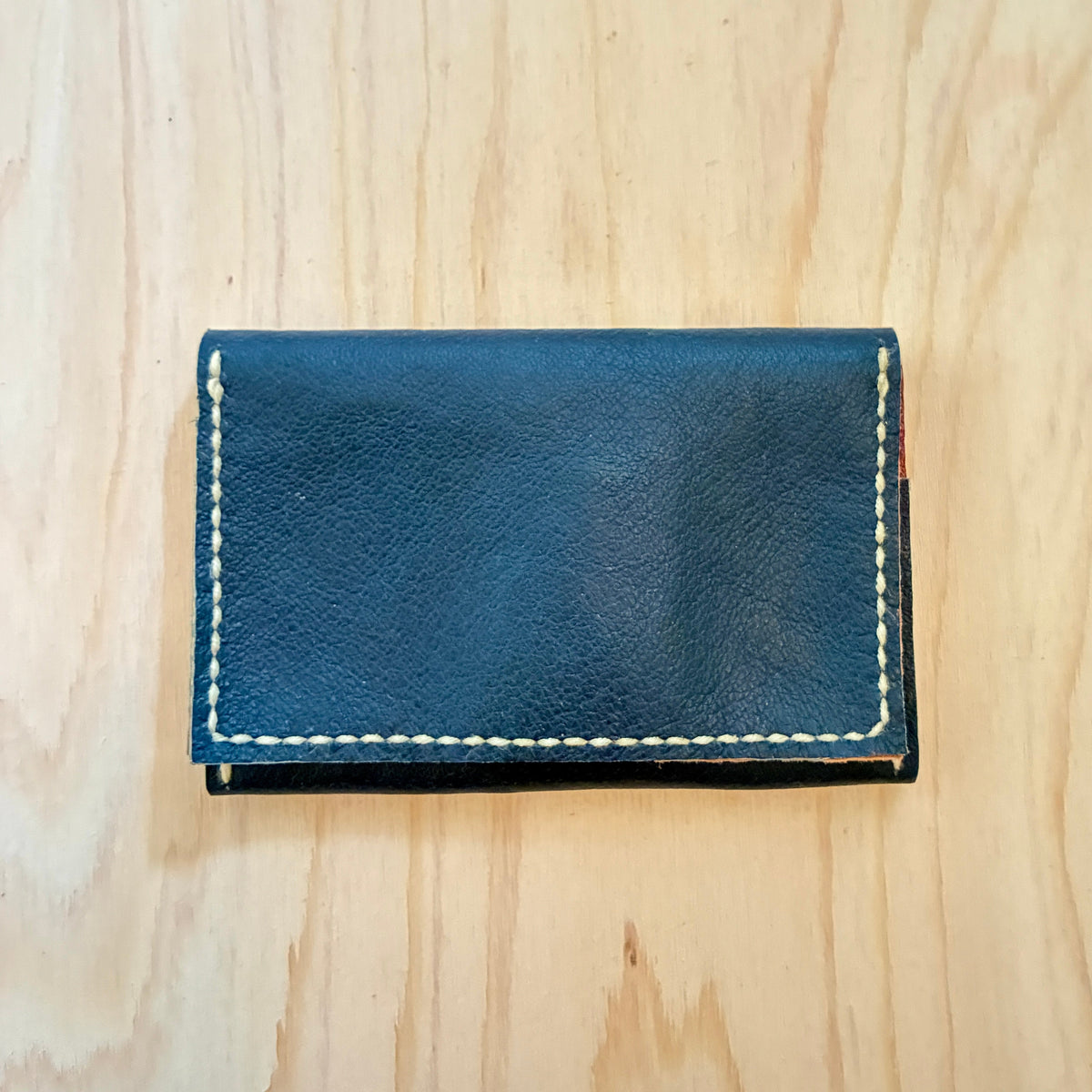 【豚革 名刺入れ｜Natural】　国産本革 エシカルレザークラフト ハンドメイド｜kawalabo.